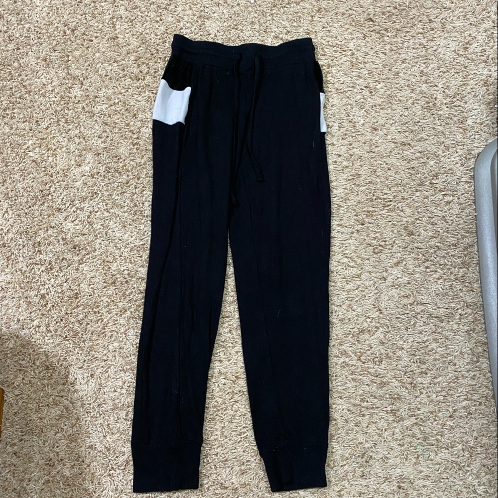 Pink republic joggers with white pockets